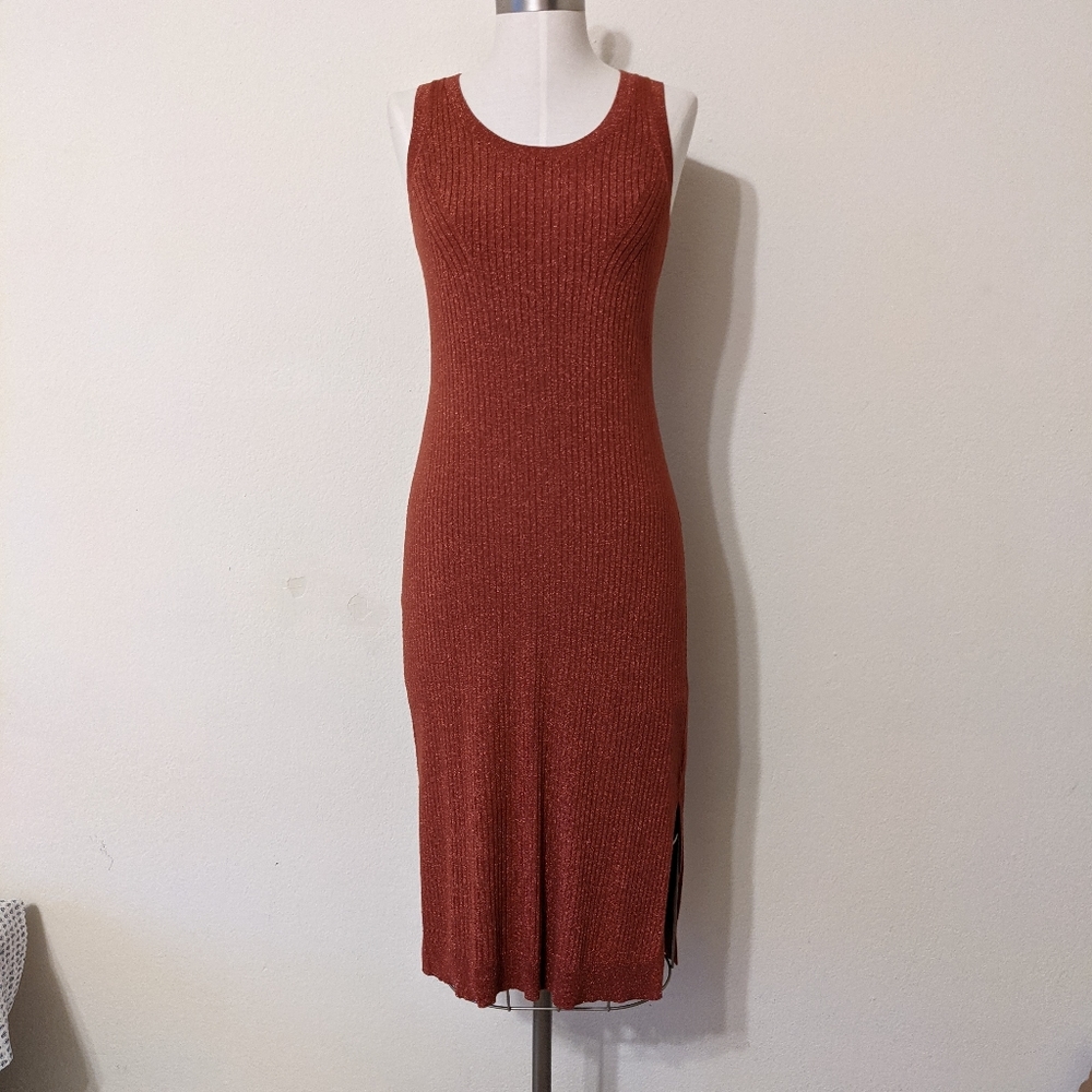 Copper Metallic Dress